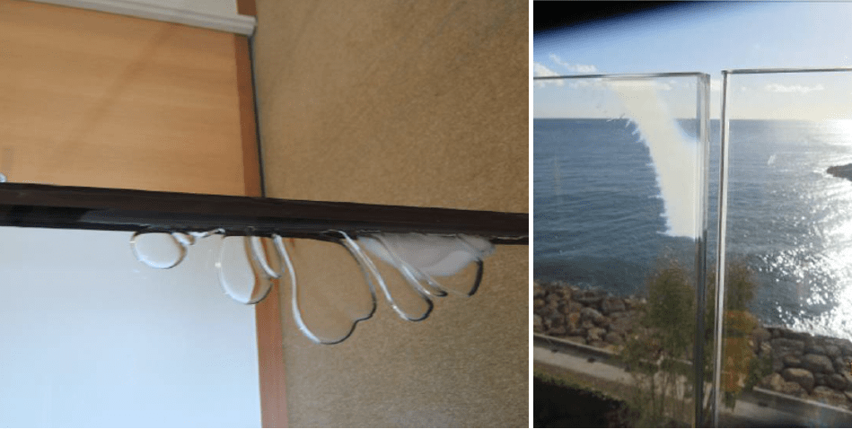 Défauts de verres feuilletés